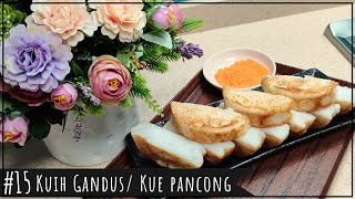 15  Kue Pancong Kuih Gandus  Sedap Garing amp Lemak Kuih Traditional MUST TRY RECIPE [upl. by Anirba]