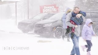 Winter storm’s icy blast hits 200 million in US – BBC News [upl. by Knight]