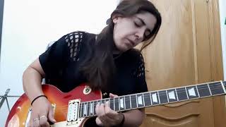 PRIMER MOVIMIENTO DESPUÉS DE LA CATARSIS Robe 1st Solo Guitar Cover by Cristina Morgado [upl. by Anivas]