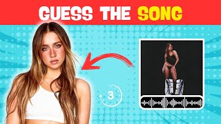 GUESS THE TATE MCRAE SONG IN 3 SECONDS Music Quiz 2024  We Quiz [upl. by Attelrac]