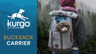 The Kurgo Rucksack  Stylish dog carrier backpack [upl. by Anna-Maria]