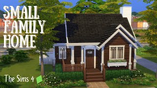 Small Family Home  The Sims 4 Speed Build [upl. by Gregg]