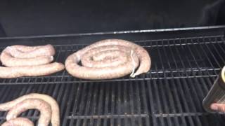 Homemade Menonite Farmer Sausage [upl. by Qulllon]