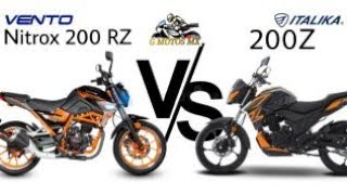 Vento Nitrox 200 RZ VS Italika 200Z  2022  G Motos Mx 🏍️ [upl. by Nytsuj]