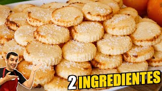 🍪👌 GALLETAS blanditas con 2 INGREDIENTES Sin Harina ¡Listas en 15 Minutos Receta fácil  925 [upl. by Roderigo]