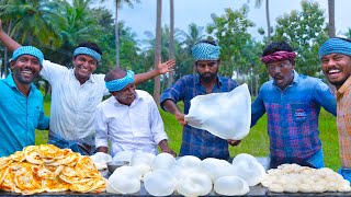 PAROTTA  Soft Layered Paratha Recipe Cooking In Village  Homemade Parotta Recipe Without Egg [upl. by Rosmarin]