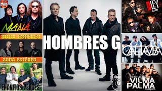 Mix Lo Mejor Del Rock En Espanol Maná Hombres G Soda Stereo Bunbury Vilma Palma y más [upl. by Anrahs318]