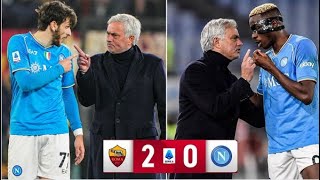 Jose Mourinho Mind Games vs Napolis Osimhen and Kvaratskhelia [upl. by Timotheus671]