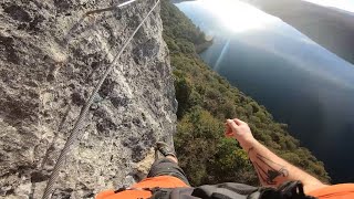 Extreme via ferrata without security ⛰️ Insane mountain adventure in POV with GoPro 👀 IMMERSION 🇫🇷 [upl. by Carla]