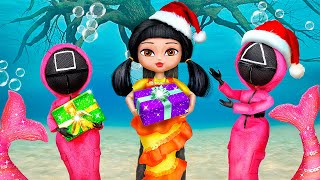 Búp Bê Squid Game Trở Thành Nàng Tiên Cá  10 Mẹo LOL Surprise [upl. by Yort497]