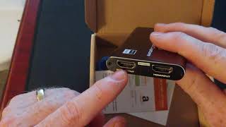 Unboxing LEADNOVO Audio Video Capture Card HDMI USB30 4K 1080P 60fps Amazon Panmax DODODUCK MRLI [upl. by Annet867]