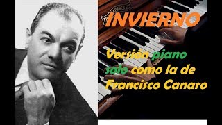 Invierno Tango  Francisco Canaro  Partitura Sheet music [upl. by Batish51]