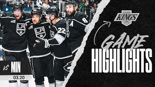 Viktor Arvidsson Returns amp LA Kings CRUSH Minnesota Wild in Los Angeles  Game Highlights [upl. by Netsud]