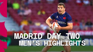 Its an Antoine Dupont MASTERCLASS  Madrid Mens HSBC SVNS Day Two Highlights [upl. by Deraj664]