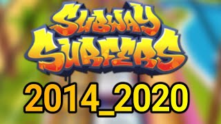 all subway surfers trailers from 2014 to 2020 [upl. by Aicnetroh]