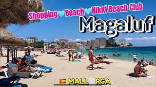 Magaluf🌴🏖️MALLORCA island🩷NEW Shopping🩷BEACH amp CITY TOUR🩷Top 🇪🇸spain mallorca travel british [upl. by Lewellen]