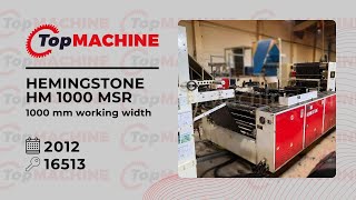 HERMINGSTONE HM 1000 MSR Bag making machine used [upl. by Ginsburg]