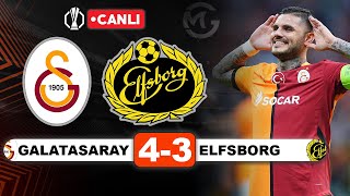 Galatasaray 43 Elfsborg  Avrupa Ligi Canlı Yayın [upl. by Hanan]