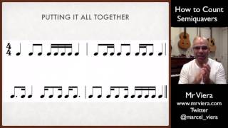 8 How to Count Semiquavers [upl. by Noyad]