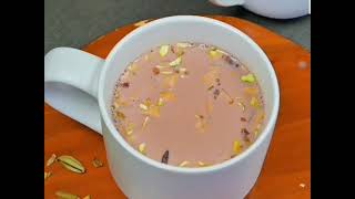 Authentic Kashmiri chaypink tea No artificial colour Kashmiri chay kaisy bnaynPink tea recipe [upl. by Eelyrag]