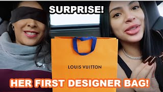 BUYING MY MOM HER FIRST DESIGNER BAG [upl. by Ariela220]