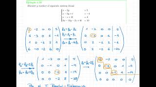 Teorema de RouchéFröbenius Ejemplos [upl. by Faina936]