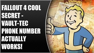 FALLOUT 4s VAULTTEC PHONE NUMBER ACTUALLY WORKS [upl. by Weide]