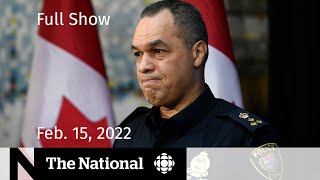 CBC News The National  Ottawa police chief out Military investigation COVID travel rules [upl. by Ecinrev]