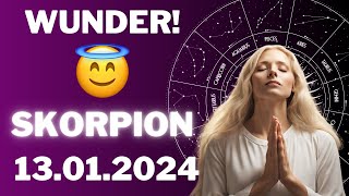 SKORPION ♏️⭐️ EIN WUNDER FÜR DICH 😱 Horoskop  13Januar 2024 skorpion tarot [upl. by Cost]