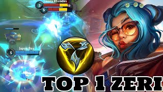 Wild Rift Zeri  Top 1 Zeri Gameplay Rank sovereign [upl. by Aivatnuhs487]