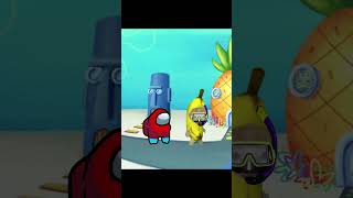 Banana cat was killed by an imposter 😭 bananacat amongus spongebob shorts [upl. by Anjela162]