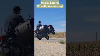 Lateral Wheelie Wednesday uralmotorcycles [upl. by Nevlin]