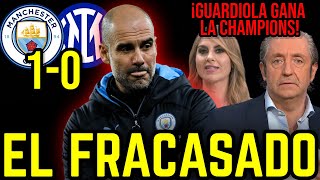 🤣 REACCIONES GUARDIOLA GANA LA CHAMPIONS CON EL MANCHESTER CITY 10 AL INTER DE MILAN [upl. by Alvy]