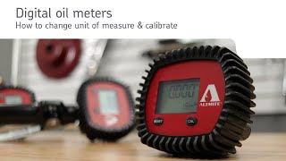 Alemite digital oil meter calibration procedure [upl. by Eniamzaj]