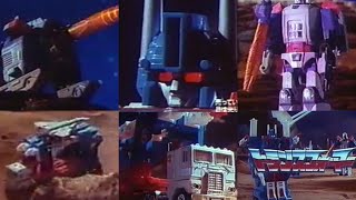 Transformers generation one ultra Magnus amp Galvatron vintage Japanese to commercial Takara advert [upl. by Etyam514]