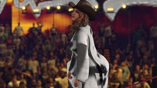 WWE 2K24  Jillian Hall VS Fallon Henely VS Lyra Valkyria VS Layla [upl. by Ahsemo]