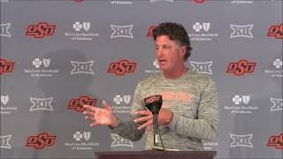 Theres a group of teams that are running away with it Oklahoma State coach Mike Gundy on parity [upl. by Manley]