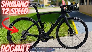 NEW PINARELLO DOGMA F SHIMANO 12 SPEED DURA ACE 9200 DI2 INSANE [upl. by Enitsej]