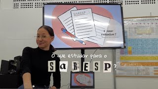 O QUE ESTUDAR PARA O SARESP📄 Respondendo Comentários 1 [upl. by Frankel]