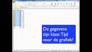 Bevolkingsdiagram maken in Excel 2010 [upl. by Enenej]