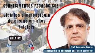 Didática e metodologia do ensino em anos iniciais  Aula 02 [upl. by Landis]