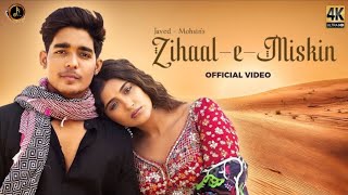 zihaal e miskeen  4k full screen ❣️ Zihale masti mukund ranjish new song lyrics 👑 Viral music07 [upl. by Nomolas768]