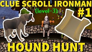 Humble Beginnings  Clue Scroll Ironman 1 Hound Hunt [upl. by Vinita]