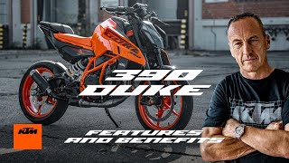 The 2024 KTM 390 DUKE – Features and Benefits  KTM [upl. by Rafaelita333]