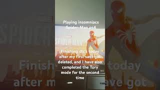 Insomniacs SpiderMan DLC’s hopefully getting completed today insomniacspiderman [upl. by Paugh]