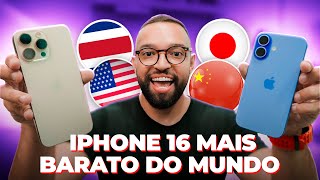 Comprei o iPHONE 16 MAIS BARATO do MUNDO e não é clickbait [upl. by Hardie741]