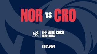 RELIVE  Norway vs Croatia  Semifinals  Mens EHF EURO 2020 [upl. by Einapets]