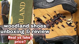 Woodland Shoes Review amp Unboxing  Woodland Camel Boots  Casual shoes for Men  High top Price [upl. by Ahsael]