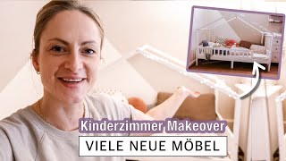 HAUSBETT aufbauen  Kinderzimmer ausräumen amp einrichten  Wann in die Kita  VLOG [upl. by Dorina580]