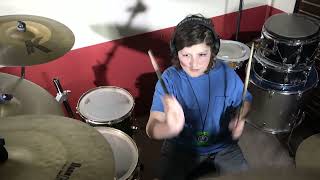 Elliot How  Hitchin A Ride  Green Day  Drum Cover [upl. by Airdnaid898]